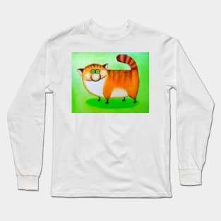 sly cat Long Sleeve T-Shirt